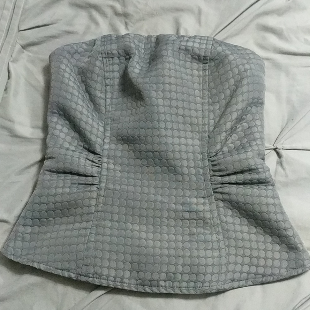 *The Limited strapless top